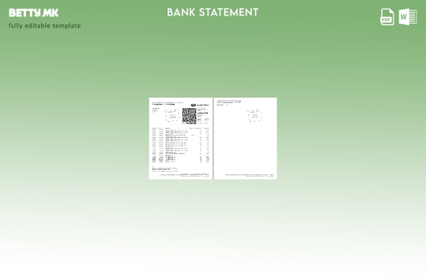 модерен стил Шаблон за збор страници за изводи од банка во Јужна Африка Капитек